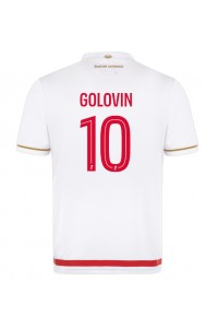 Fotbalové Dres AS Monaco Aleksandr Golovin #10 Domácí Oblečení 2025-26 Krátký Rukáv
